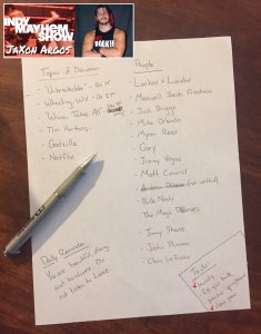 Agenda of Argos